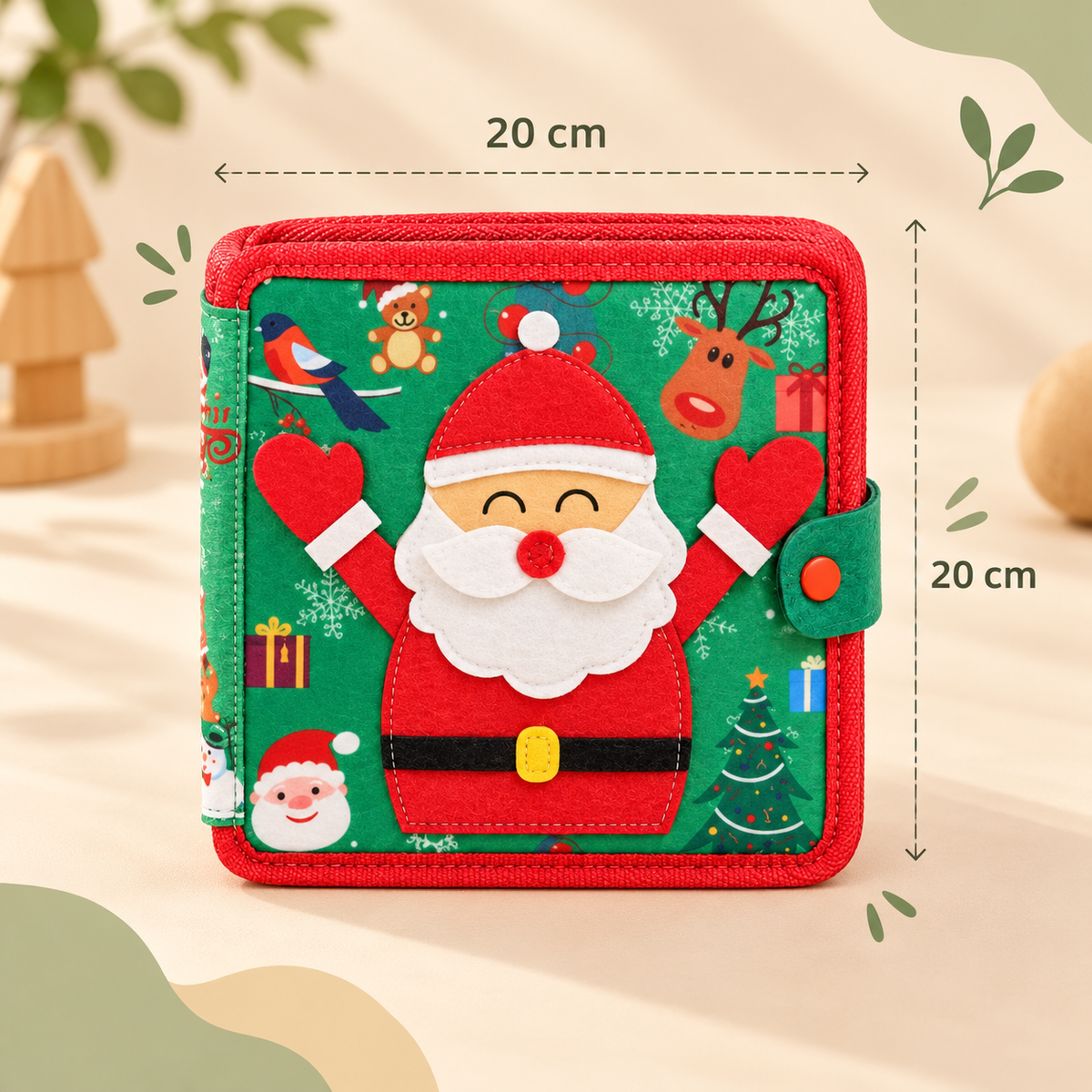 Montessori Kerst Activiteitenboek – Interactief speel- en leerboek