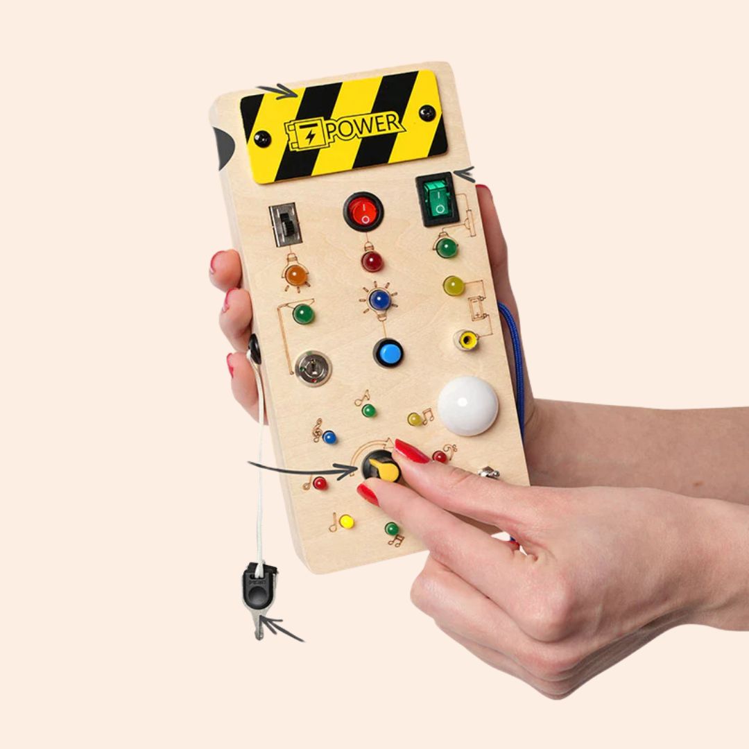 Montessori LED Busy Board™ - Denken en oplossen