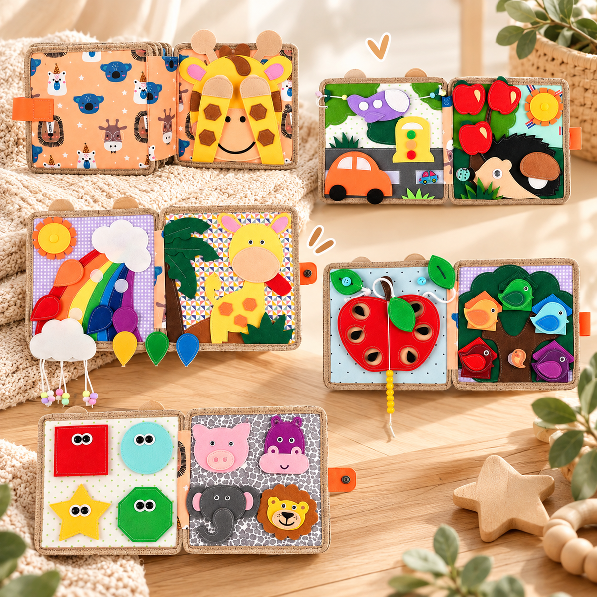 Montessori Busy Board – Activiteitenboek voor peuters