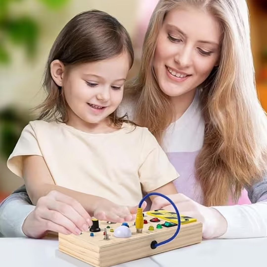 Montessori LED Busy Board™ - Denken en oplossen