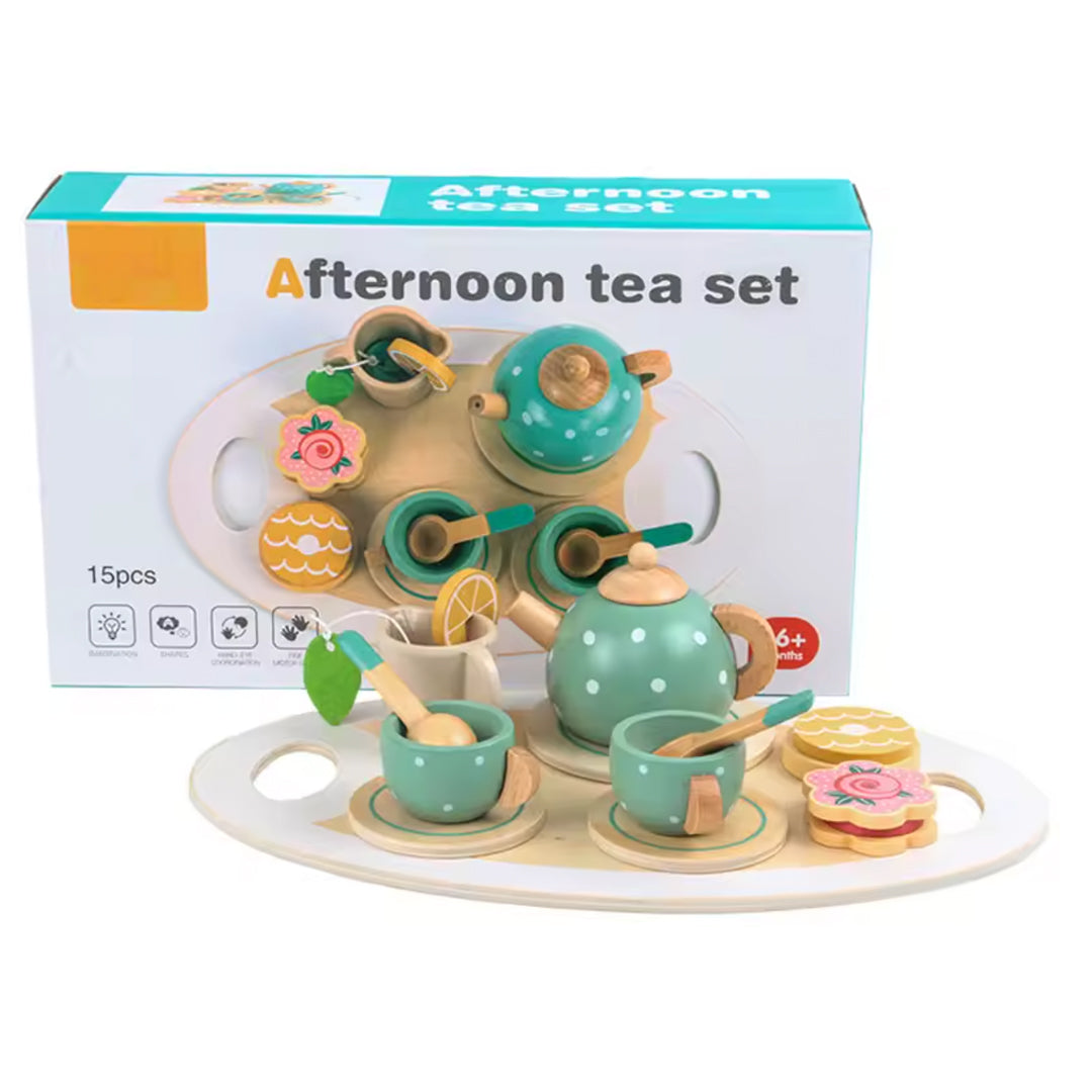 Montessori houten theeservies™ – Educatief rollenspel
