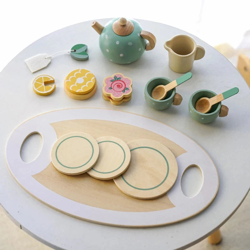 Montessori houten theeservies™ – Educatief rollenspel