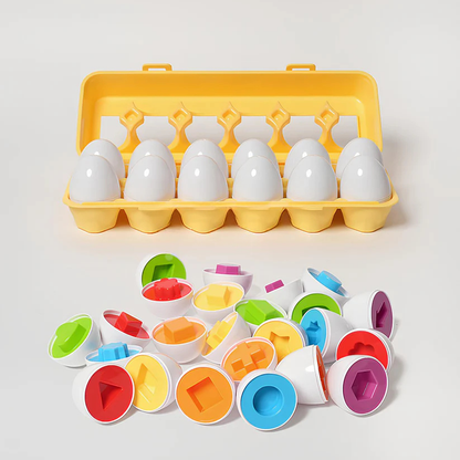 Montessori Vormen Eieren – Educatief sorteerspel