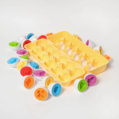 Montessori Vormen Eieren – Educatief sorteerspel