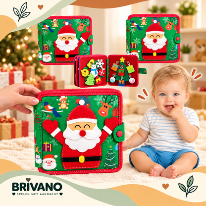 Montessori Kerst Activiteitenboek – Interactief speel- en leerboek