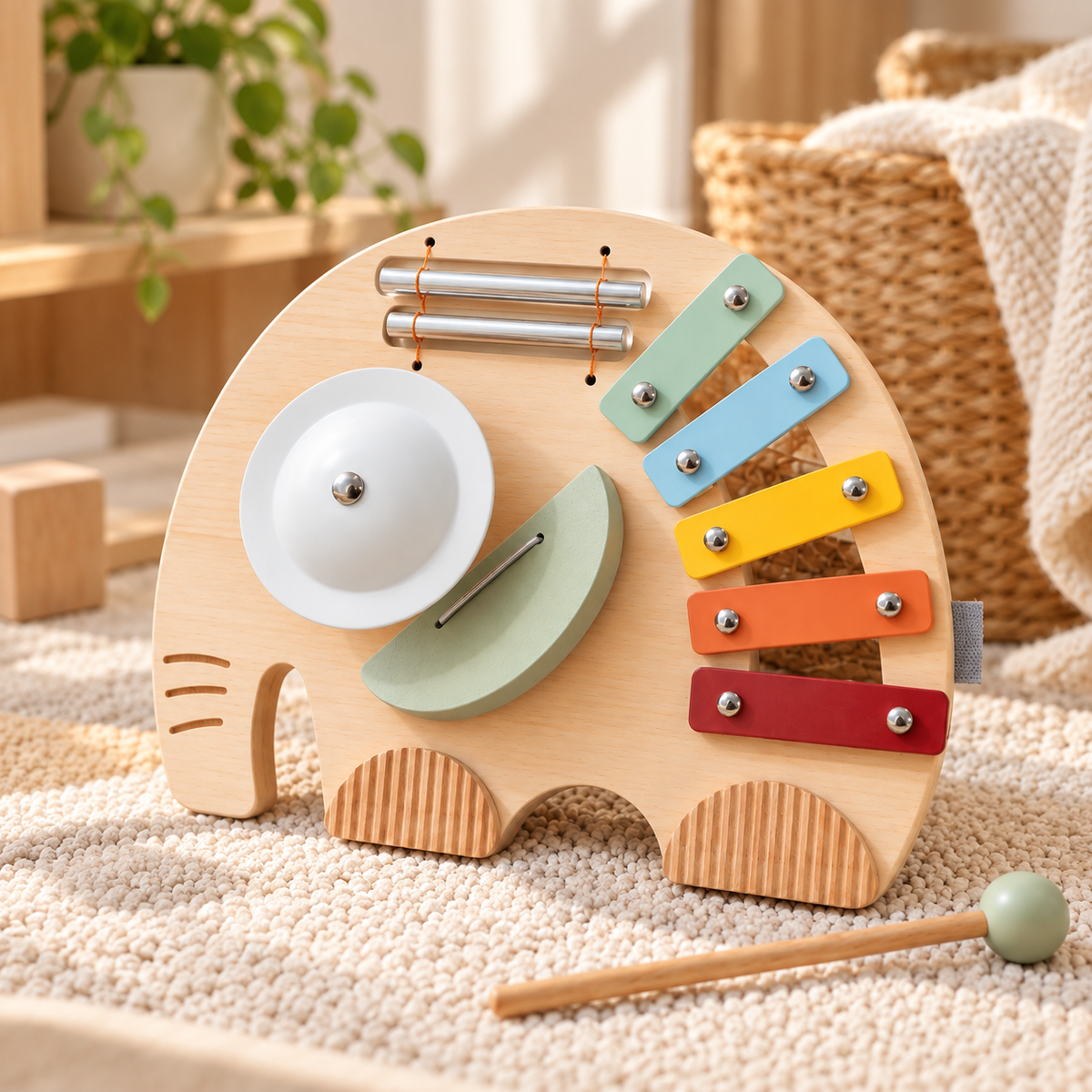 Montessori Houten Xylofoon – Muziekinstrument voor Kinderen