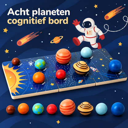 Houten Zonnestelsel Speelset voor Kinderen