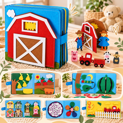 Montessori Busy Board – Activiteitenboek voor peuters