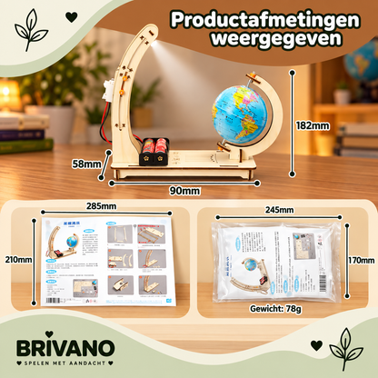 STEM Wetenschapskit – Dag & nacht experiment voor kinderen