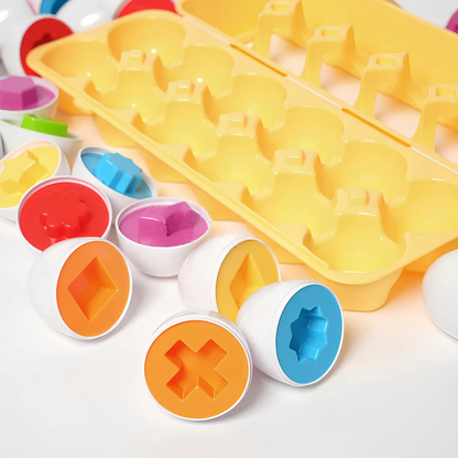 Montessori Vormen Eieren – Educatief sorteerspel