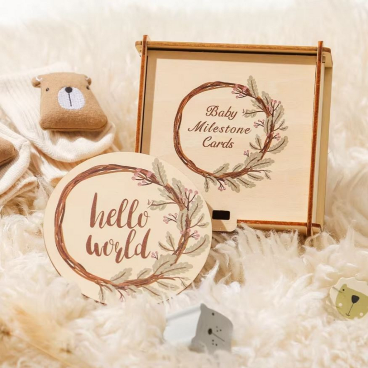 Baby Maandelijkse Mijlpaalkaartenset – Leg elk bijzonder moment vast