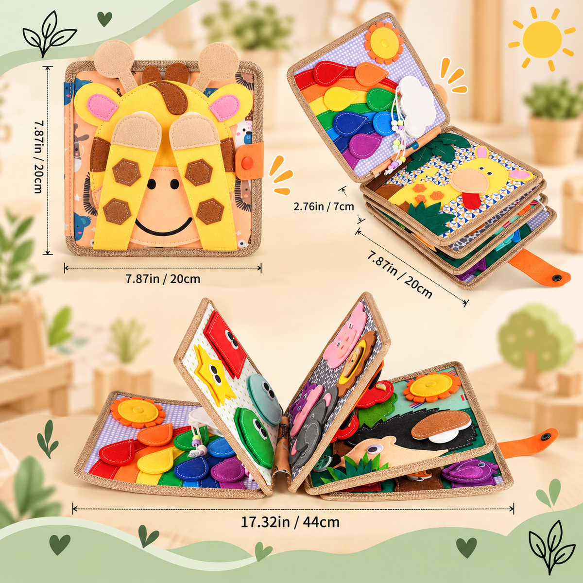 Montessori Busy Board – Activiteitenboek voor peuters