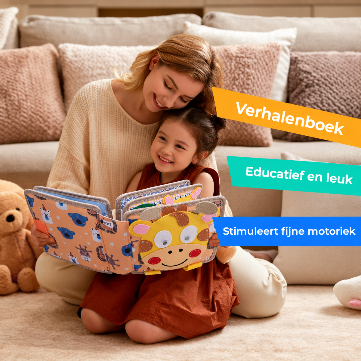 Montessori Busy Board – Activiteitenboek voor peuters