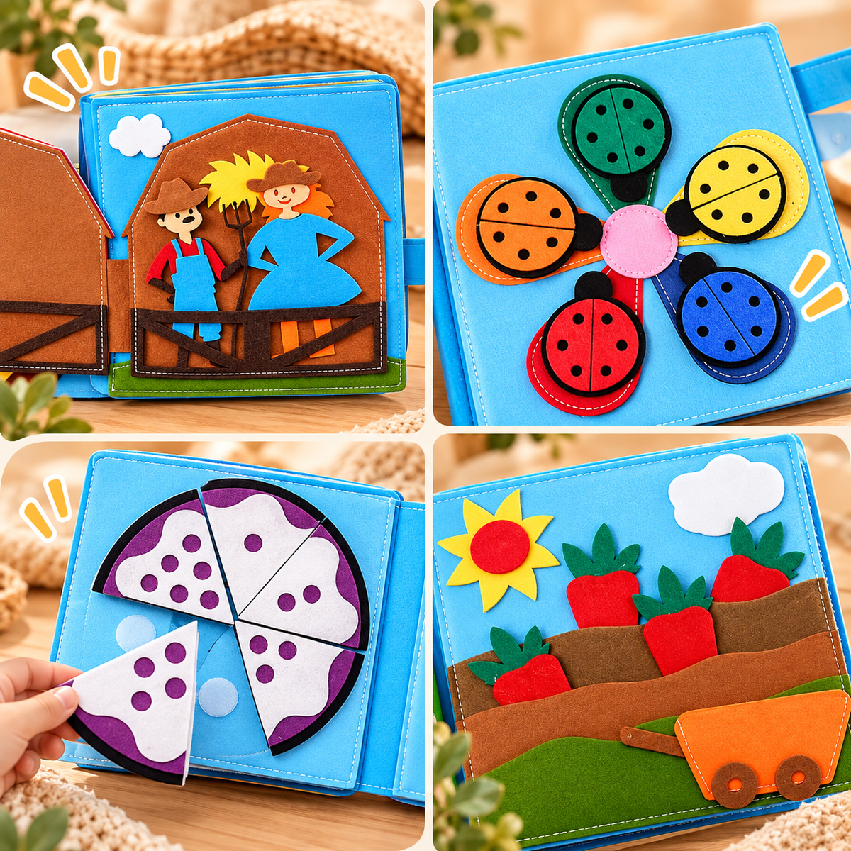 Montessori Busy Board – Activiteitenboek voor peuters