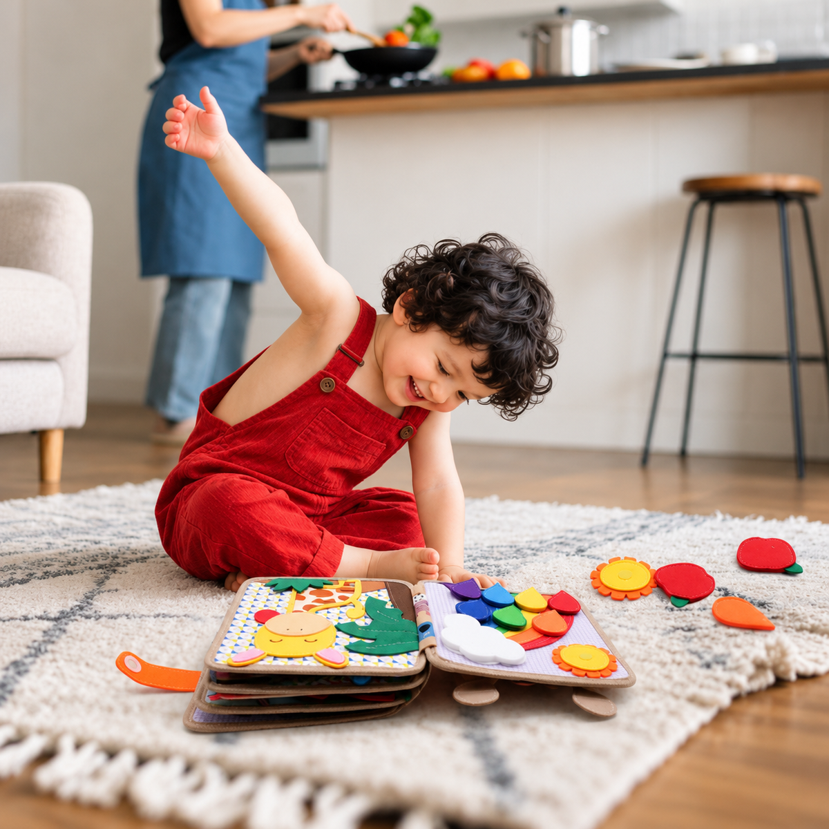 Montessori Busy Board – Activiteitenboek voor peuters
