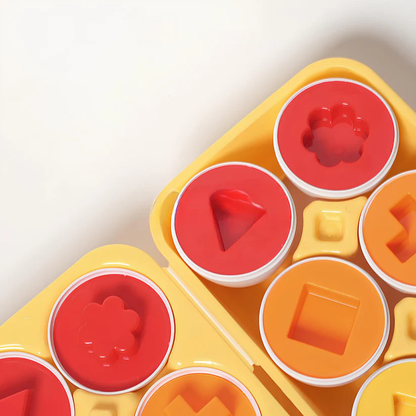 Montessori Vormen Eieren – Educatief sorteerspel