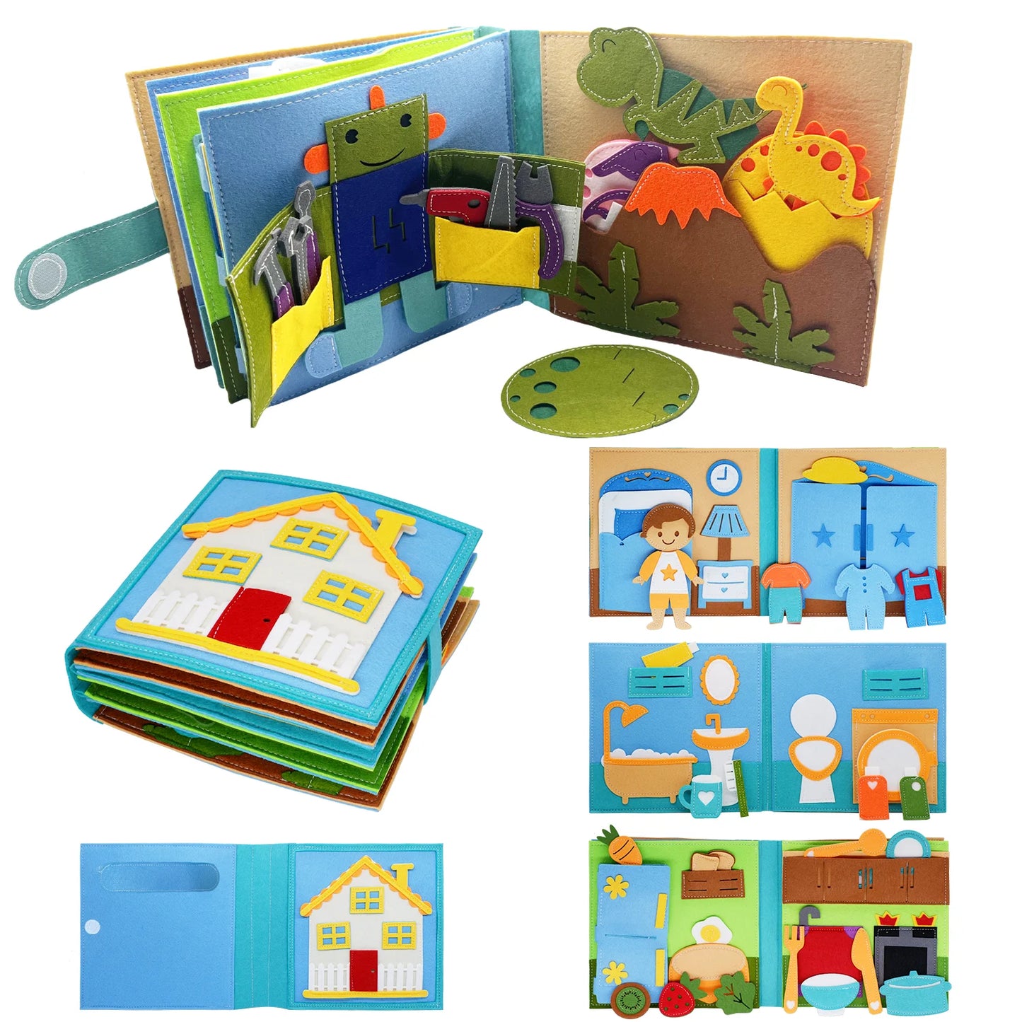 Montessori Huis Speelboek – Deluxe 3D leerboek