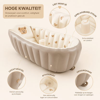 Opblaasbaar Babybadje – Compact en veilig