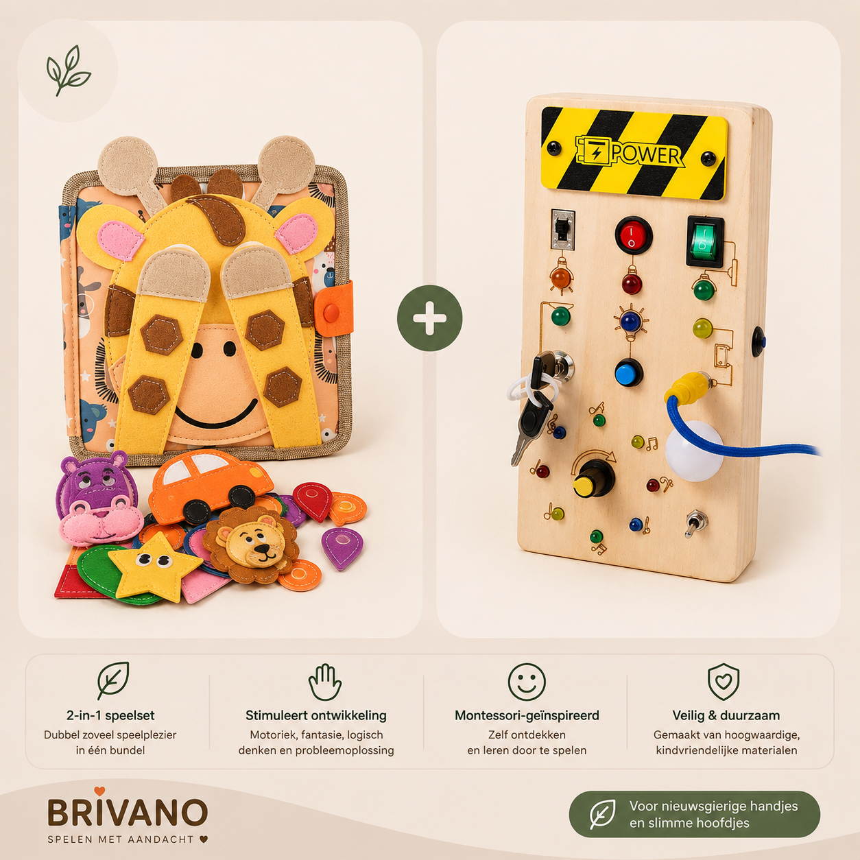 Libro de actividades de animales Montessori™: aprende jugando