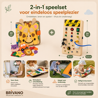 Libro de actividades de animales Montessori™: aprende jugando