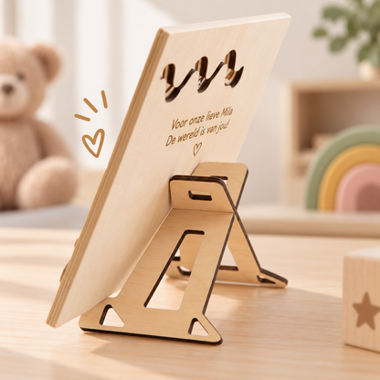 Gepersonaliseerde Houten Naampuzzel voor Kinderen