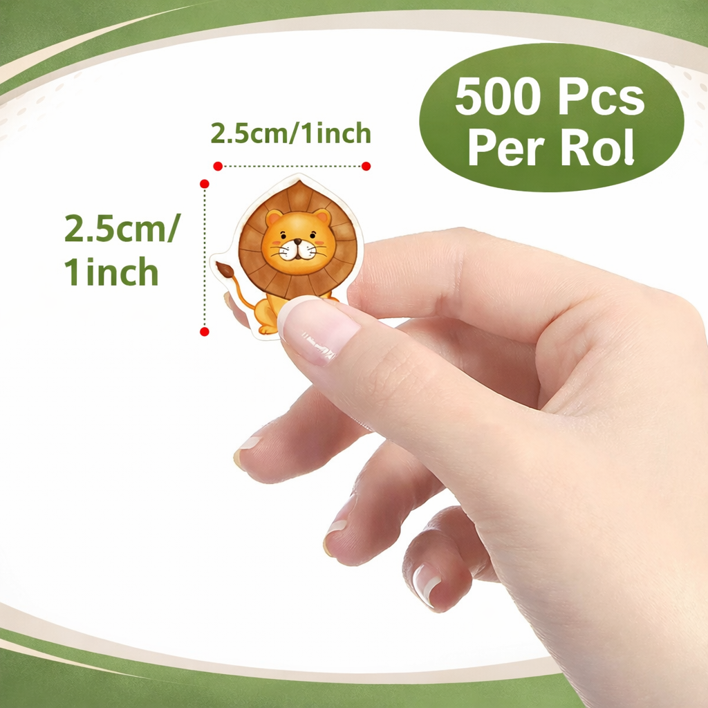 Dieren Stickers – 500 stuks voor leren en belonen