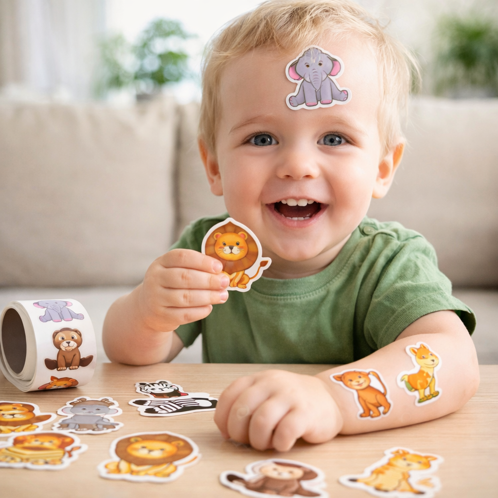 Dieren Stickers – 500 stuks voor leren en belonen