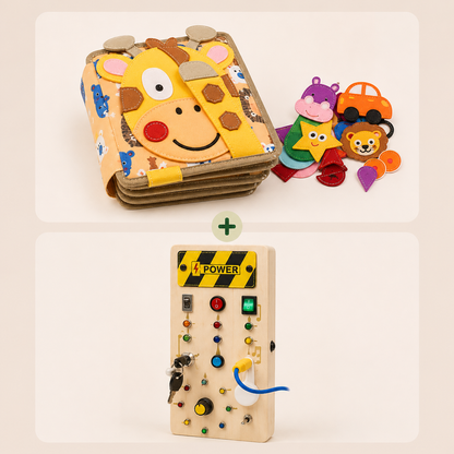 Libro de actividades de animales Montessori™: aprende jugando