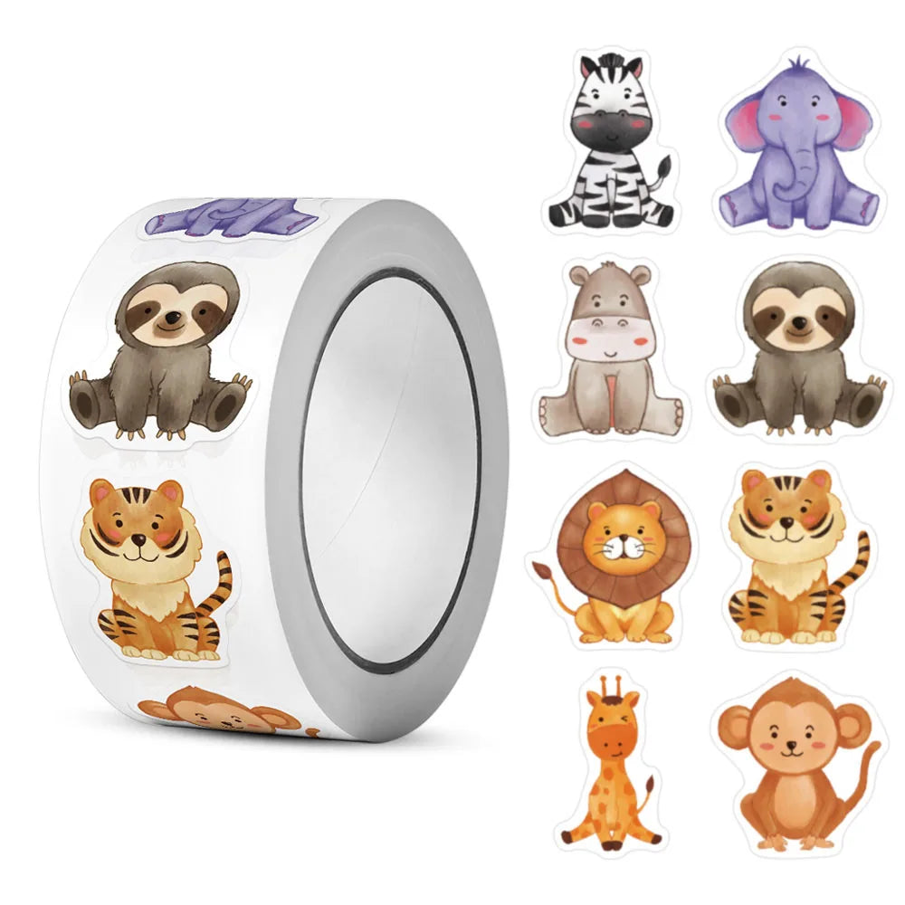Dieren Stickers – 500 stuks voor leren en belonen