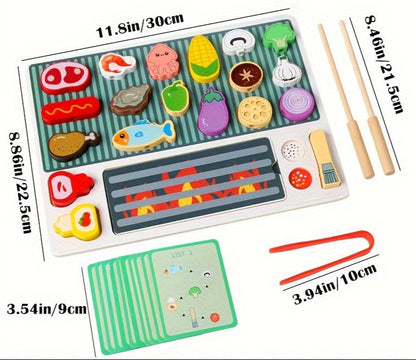 Wooden BBQ Playset – Imaginative grilling fun for kids