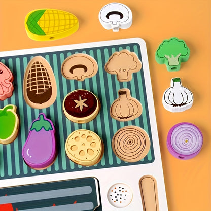 Wooden BBQ Playset – Imaginative grilling fun for kids