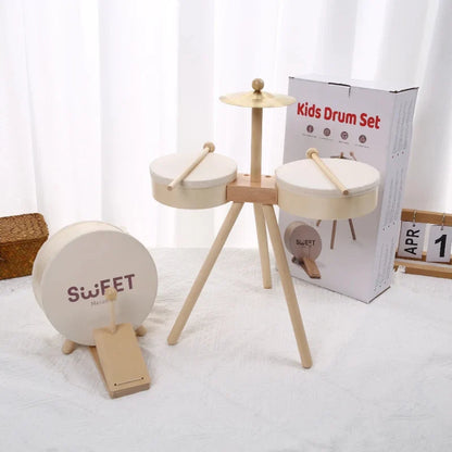 Houten Drum Speelset – Drumstel & xylofoon