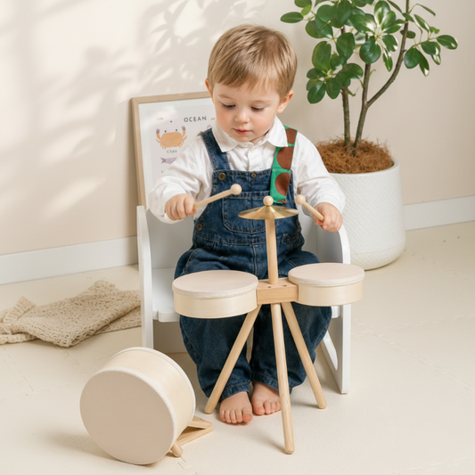 Houten Drum Speelset – Drumstel & xylofoon