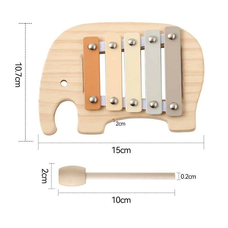 Houten Olifant Speelbord – Leerplezier & coördinatie