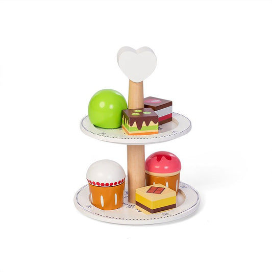 Houten gebakjes royal™  – Speelgoedset met taartjes