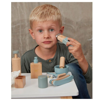 Houten scheerset – Barbier rollenspel