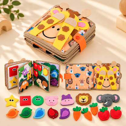 Montessori Busy Board – Activiteitenboek voor peuters