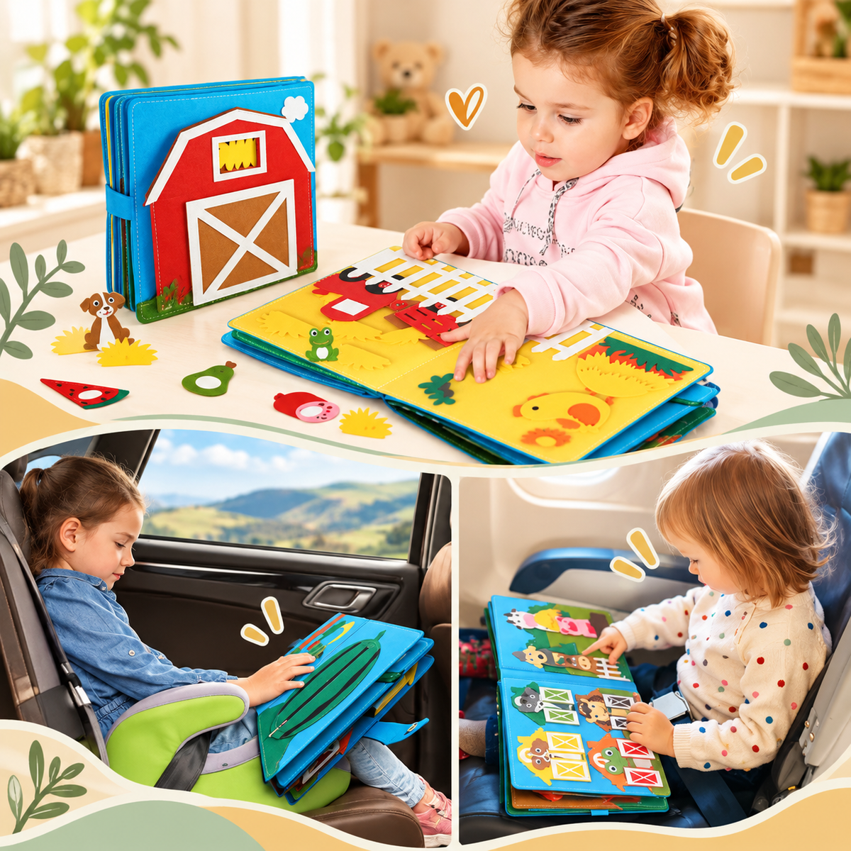 Montessori Busy Board – Activiteitenboek voor peuters