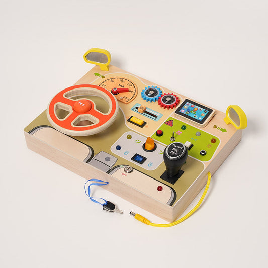 Montessori Busy Dashboard: Interactive Learning Station for Independent Exploration
