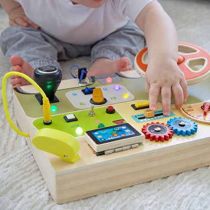 Montessori Busy Dashboard: Interactive Learning Station for Independent Exploration