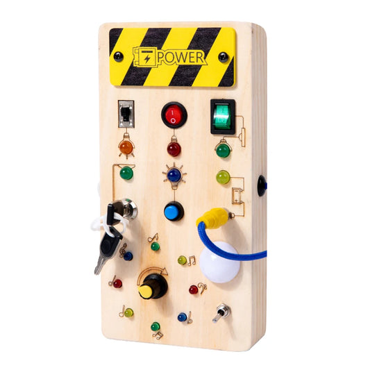 Montessori LED Busy Board - Denken en oplossen