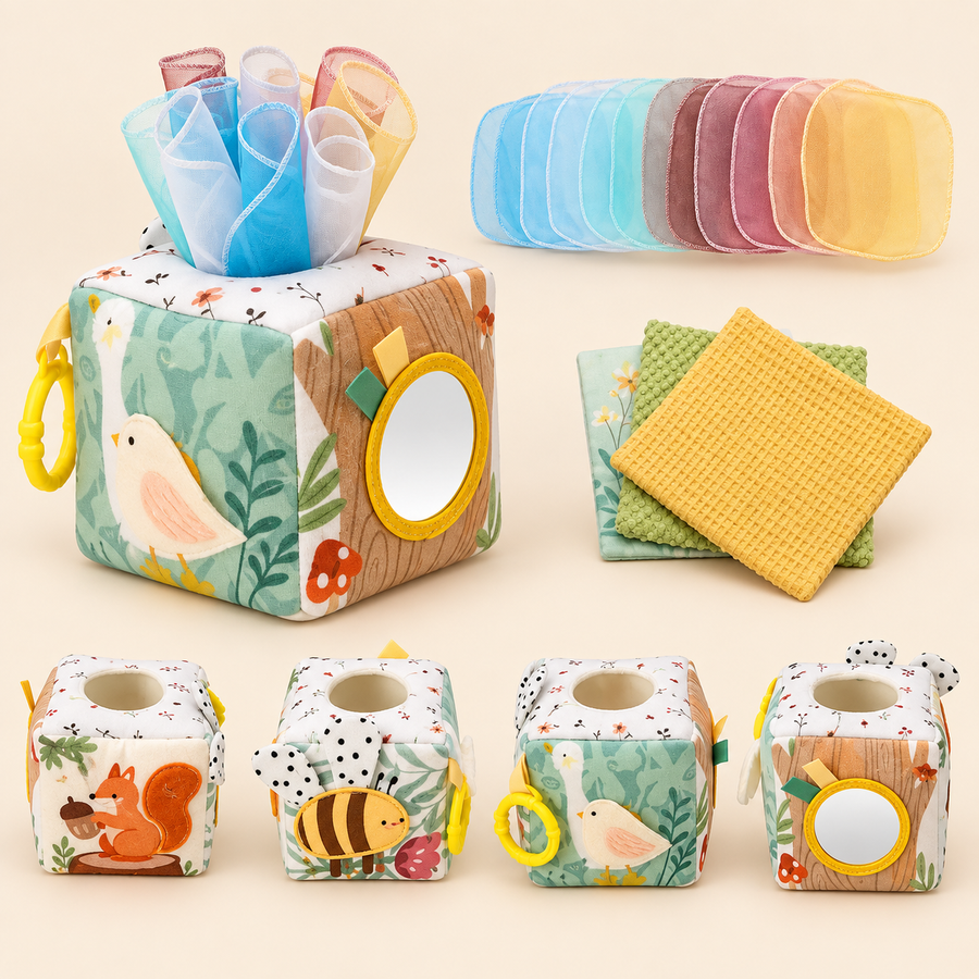 Montessori Sensorische Tissue Box