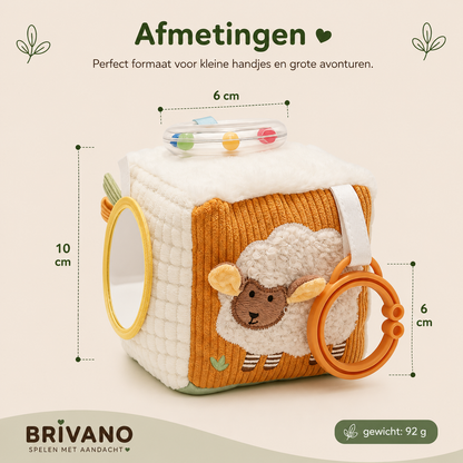 Montessori Sensorische Tissue Box – Interactief baby speelgoed 0-3 jaar