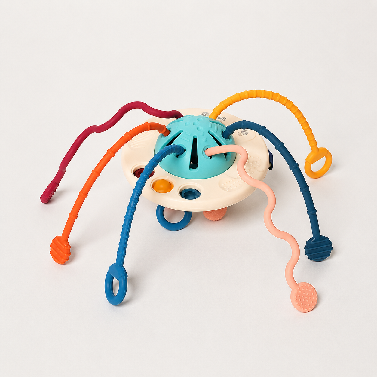 Montessori Siliconen Trek Speelgoed – Sensorisch & motorisch babyspeelgoed