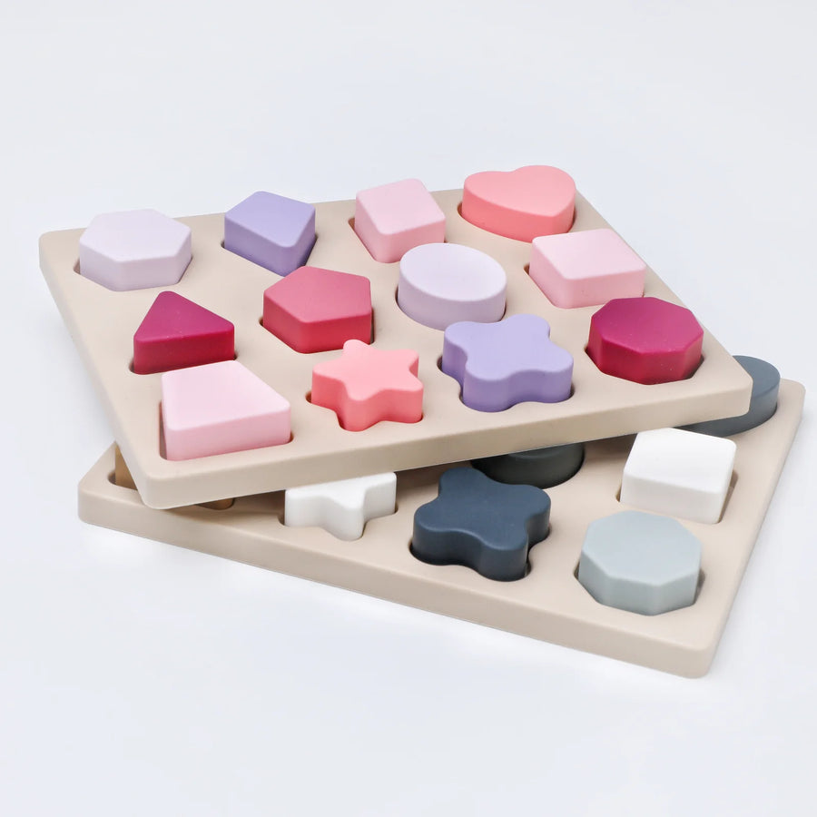 Montessori Siliconen Vormenpuzzel