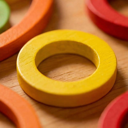 Montessori Smart Sticks – Creatief stokken & ringen puzzelspel