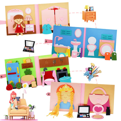 Montessori Huis Speelboek – Deluxe 3D leerboek