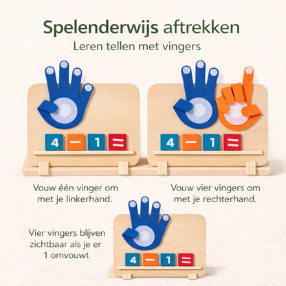 Montessori Vinger Telspel – Leren tellen speelgoed