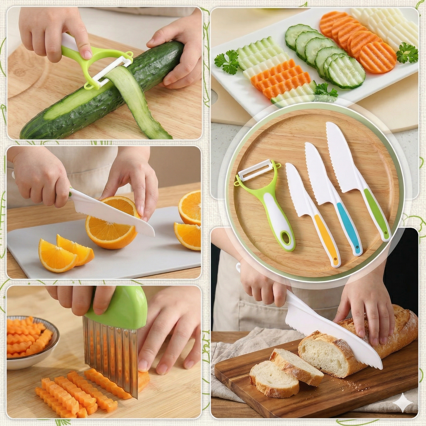 Children's cooking set – Learn to cook together