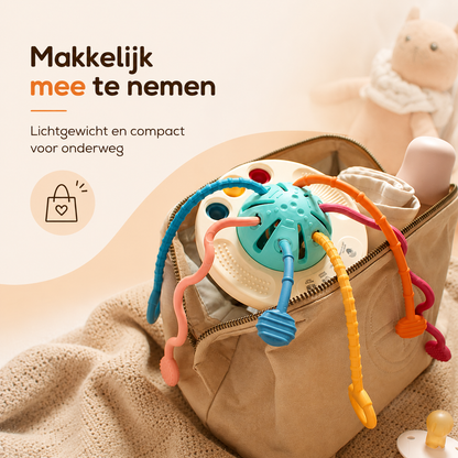 Montessori Siliconen Trek Speelgoed – Sensorisch & motorisch babyspeelgoed